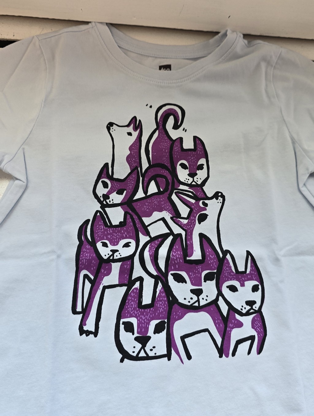Tea Collection Husky Dogs Design On Front & Back
